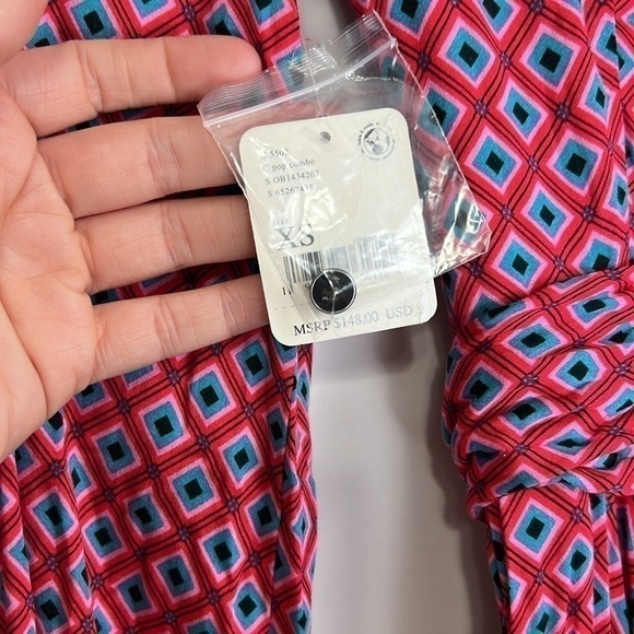 Free People It Takes Two Pop Long Sleeve Open Back Mini Wrap Mini Dress Size XS - Picture 7 of 13